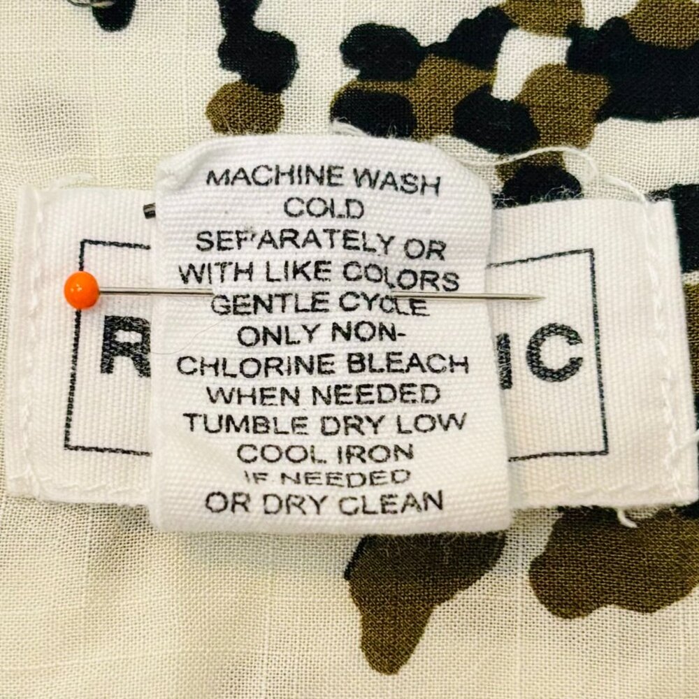 For The Republic Cropped Camo Short Sleeve Button-Up - Picture 9 of 9